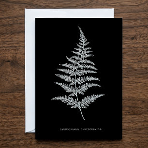 Gouden Varentak, Gymnogramma Chrysophylla Bedankkaart