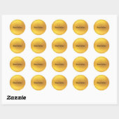 Gouden Vector Bestseller Ronde Sticker (Vel)
