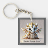 Gouden Vector Dragon Sleutelhanger (Voorkant)