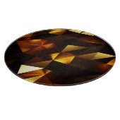 Gouden Veelhoek: 3D Abstract het teruggeven Snijplank (Hoek)