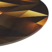 Gouden Veelhoek: 3D Abstract het teruggeven Snijplank (Hoek)