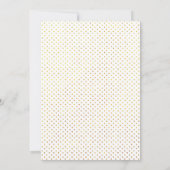 Gouden veelhoek waterverf bloemen Sweet Sixteen Kaart (Achterkant)