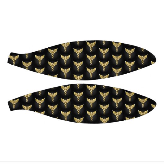 Gouden veelhoekig symbool Caduceus Basketbal (Panelen)