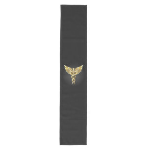 Gouden veelhoekig symbool Caduceus Medium Tafelloper