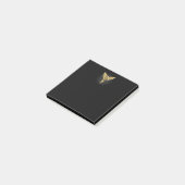 Gouden veelhoekig symbool Caduceus Post-it® Notes (Schuin)