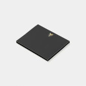 Gouden veelhoekig symbool Caduceus Post-it® Notes (Schuin)