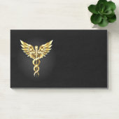 Gouden veelhoekig symbool Caduceus Post-it® Notes (Kantoor)