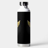 Gouden veelhoekig symbool Caduceus Waterfles (Links)