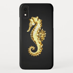 Gouden veelhoekig zeepaardje Case-Mate iPhone case
