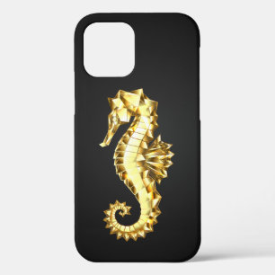 Gouden veelhoekig zeepaardje Case-Mate iPhone case