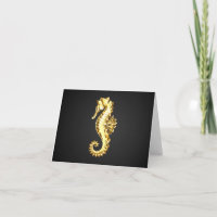 Gouden veelhoekig zeepaardje