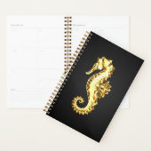 Gouden veelhoekig zeepaardje planner (Display)