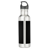 Gouden veelhoekig zeepaardje waterfles  (Achterkant)