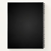 Gouden Veelhoekige Zeepaard Notitieboek (Achterkant)