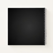 Gouden Veelhoekige Zeepaard Notitieboek (Achterkant)