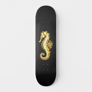 Gouden Veelhoekige Zeepaard Persoonlijk Skateboard