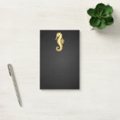 Gouden Veelhoekige Zeepaard Post-it® Notes (Kantoor)