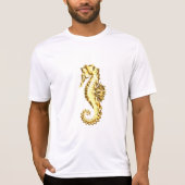 Gouden Veelhoekige Zeepaard T-shirt (Voorkant)