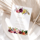 Gouden Veer Boho Bloemen Zoet 16 Verjaardagsfeest Kaart<br><div class="desc">Deze gouden veren boho bloemenzoet 16 verjaardagsfeestuitnodiging is perfect voor een moderne verjaardag. Het ontwerp heeft handgeschilderde bruine wilde veren,  boho geel,  wit,  paarse,  roze,  blos,  bordeaux bloemen en blauwe bessen netjes gerangschikt in prachtige boeketten.</div>