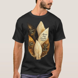 Gouden Veer Esthetische T-shirt ya