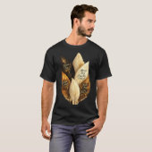 Gouden Veer Esthetische T-shirt ya (Voorkant volledig)