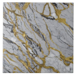 Gouden Vein Marmeren Patroon Tegeltje