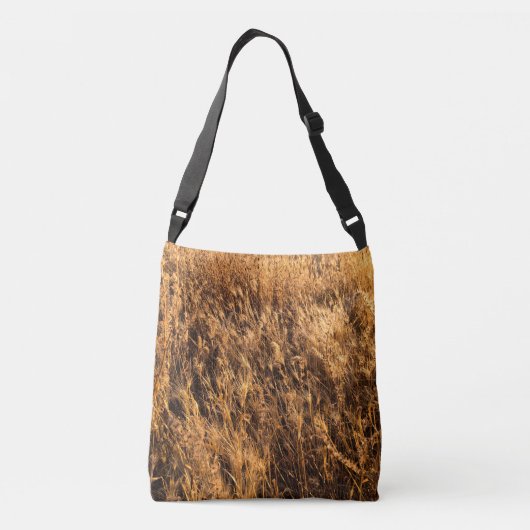 Gouden Veld Crossbody Tas (Achterkant)