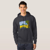 Gouden velden en pad hoodie (Voorkant volledig)