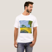 Gouden velden en pad t-shirt (Voorkant volledig)