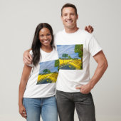 Gouden velden en pad t-shirt (Unisex)