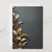 Gouden Venetiaanse masker maskerade bal Kaart (Achterkant)