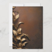 Gouden Venetiaanse masker maskerade bal Kaart (Achterkant)