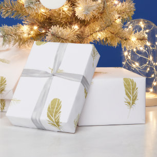 Gouden Veren Cadeaupapier