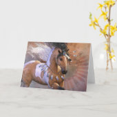 Gouden veren notenkaart kaart (Gele Bloem)