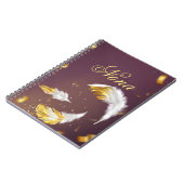 Gouden veren notitieboek (Linkerzijde)