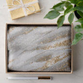 Gouden verf lijnen patroon tissuepapier (Geschenk)