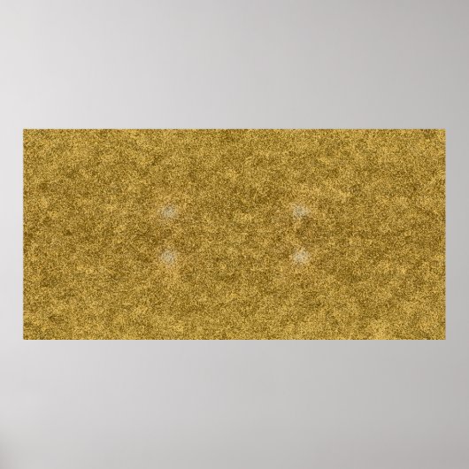Gouden Verf Ontwerp: Luxe en Artistieke Metallic Poster (Voorkant)