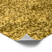 Gouden Verf Ontwerp: Luxe en Artistieke Metallic Poster (Hoek)