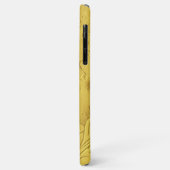 Gouden verfijnde en elegante gepreste reliëfdesign Case-Mate iPhone case (Achterkant/links)