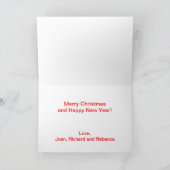 Gouden Verhouding de Kerstkaart van de Sneeuwvlok Feestdagen Kaart (Binnen)