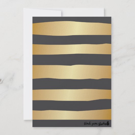 Gouden verjaardag of uitnodiging voor oudejaarsavo (Achterkant)