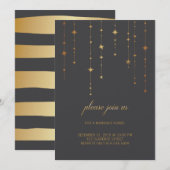 Gouden verjaardag of uitnodiging voor oudejaarsavo (Voorkant / Achterkant)
