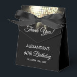 Gouden Verjaardagsfeestje 70's Disco Ball Dank je Bedankdoosjes<br><div class="desc">Verhoog je 60ste verjaardag met onze Gold 70th Birthday Party 70's Disco Ball Favor Box. Deze gunst box legt de essentie van het disco-tijdperk vast, waardoor het de perfecte keuze is voor een discothema bash of een evenement waar je een vleugje magie uit de jaren '70 wilt doordrenken. In een...</div>