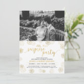 Gouden Verjaardagsverrassing 50ste Huwelijksverjaa Kaart (Staand voorkant)