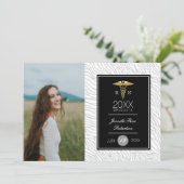 Gouden Verpleegkunde Afstudeerfeest | Aankondiging (Staand voorkant)