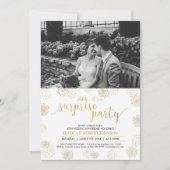 Gouden verrassing 50ste huwelijksverjaardag kaart (Voorkant)