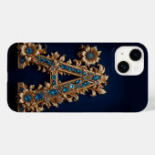 Gouden Versierde Letter A Case-Mate iPhone Case (Achterkant (horizontaal))