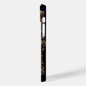 Gouden Versierde Letter A met Edelstenen Case-Mate iPhone Case (Achterkant / Links)