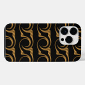 Gouden versiering iPhone hoesje (Achterkant horizontaal)