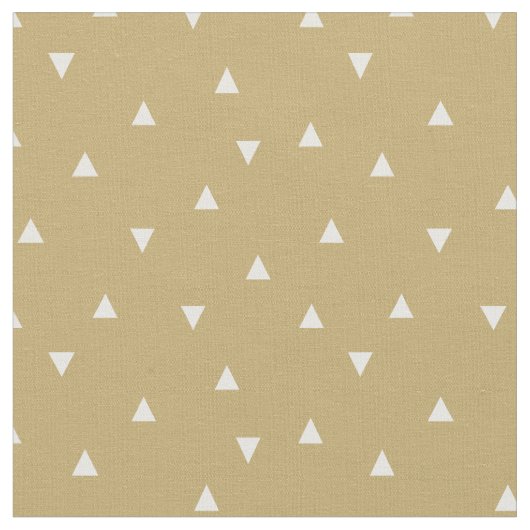 Gouden Verspreide Driehoeken Stof (Close Up)